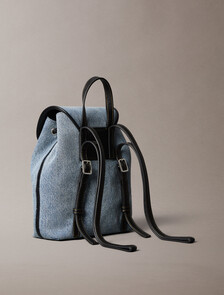 Buy 여성 CK 데님 미니 백팩 in color DENIM