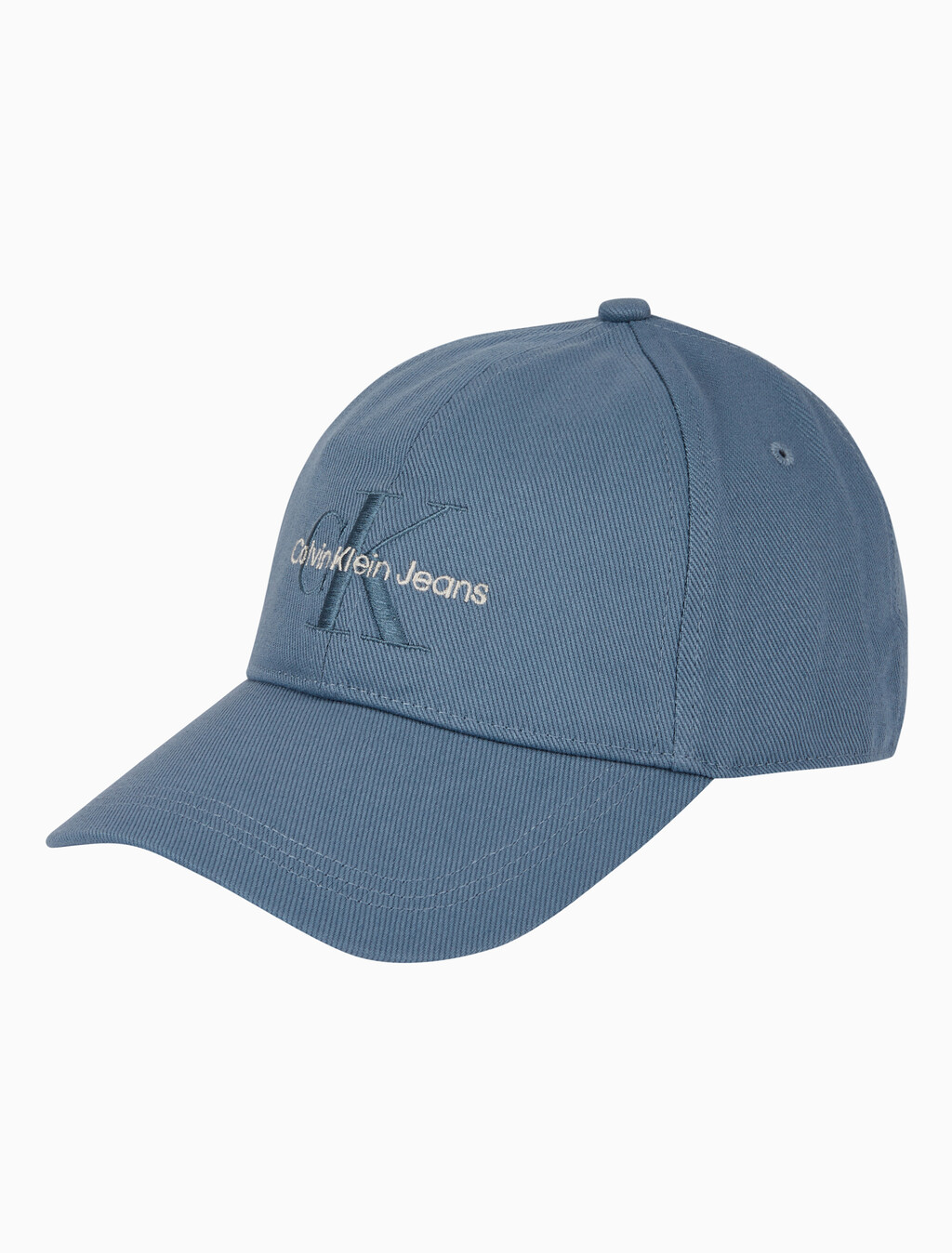 Buy 남녀공용 CKJ 모노그램 엠브로이더리 볼캡 in color BLUE