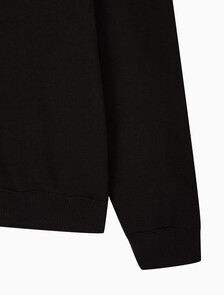 Buy 남성 프렌치테리 모노그램 크루넥 스웻셔츠 in color BLACK