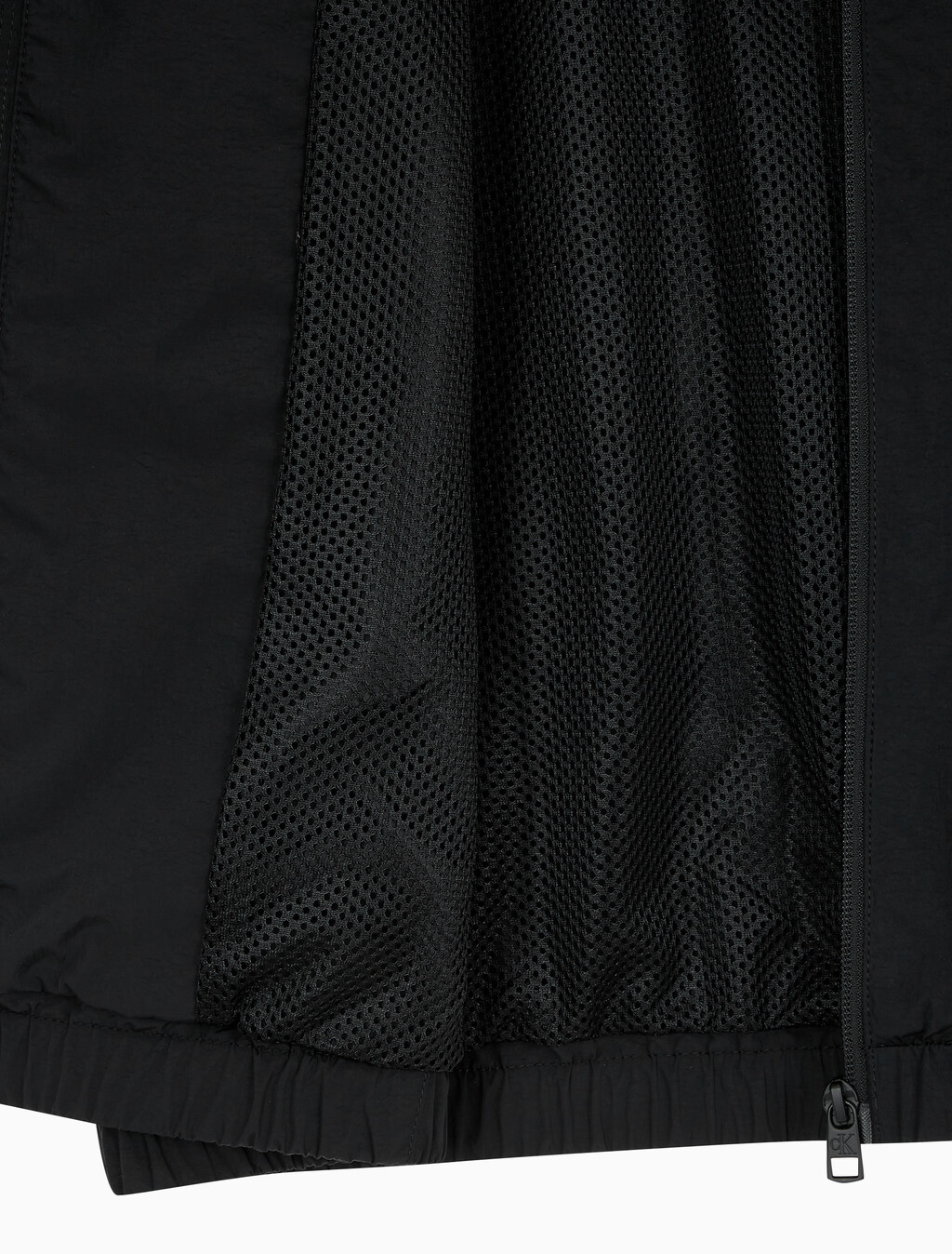 Buy 남성 에센셜 스탠드 카라 집업 자켓 in color CK BLACK