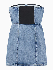 Buy 여성 코르셋 데님 드레스 in color CHALKY BLUE