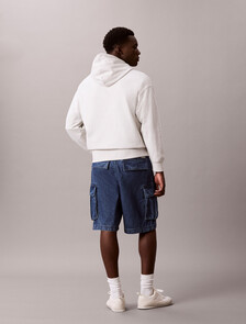 Buy 90s 카고 데님 쇼츠 in color Mid Blue