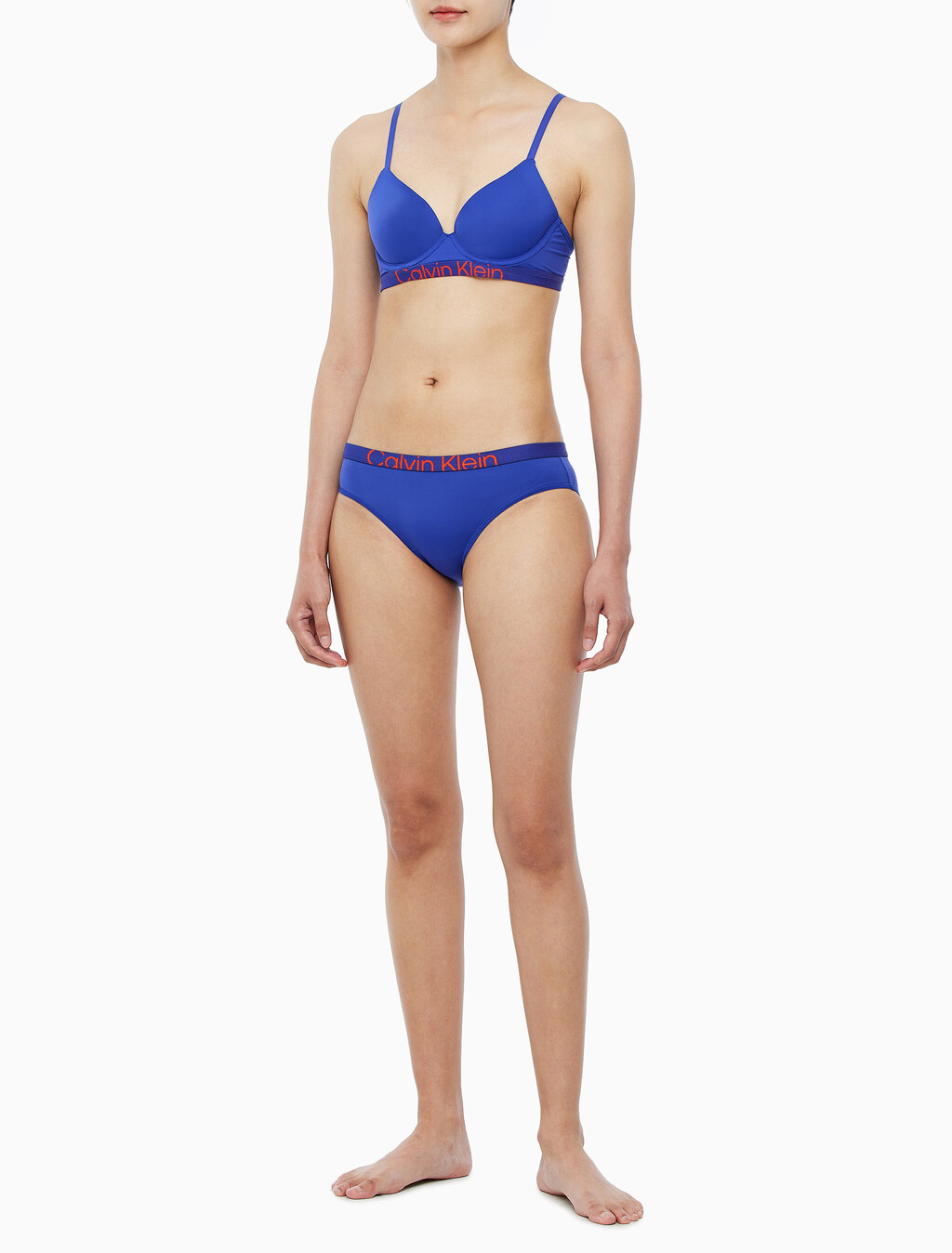 Buy 여성 퓨쳐쉬프트 마이크로 AF 데미브라 in color SPECTRUM BLUE/SPICY ORANGE