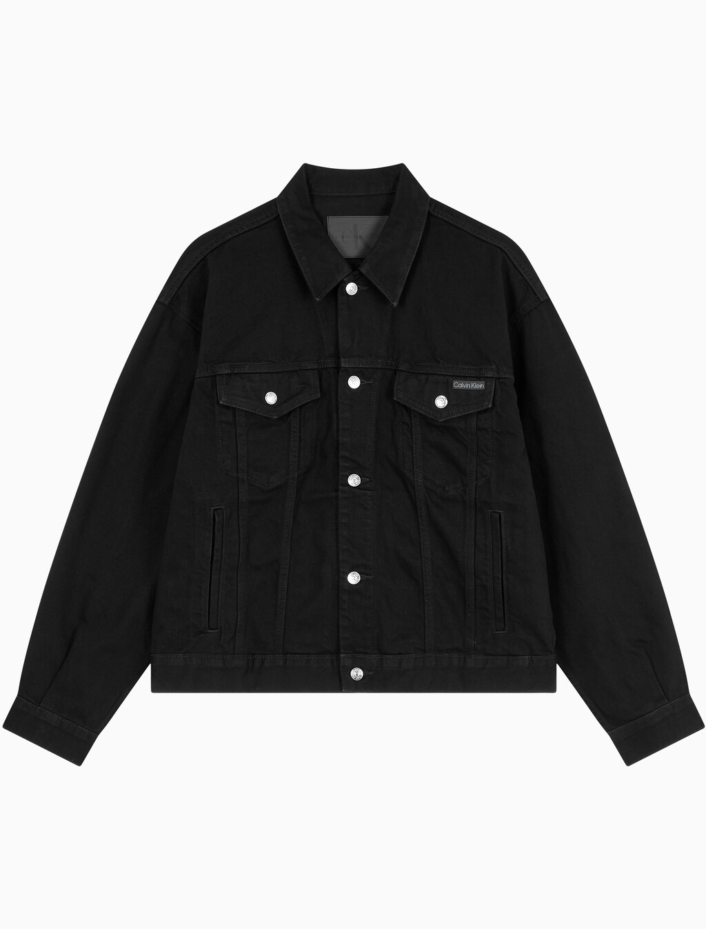 Buy 남성 90's 클래식 블랙 데님 자켓 in color BLACK