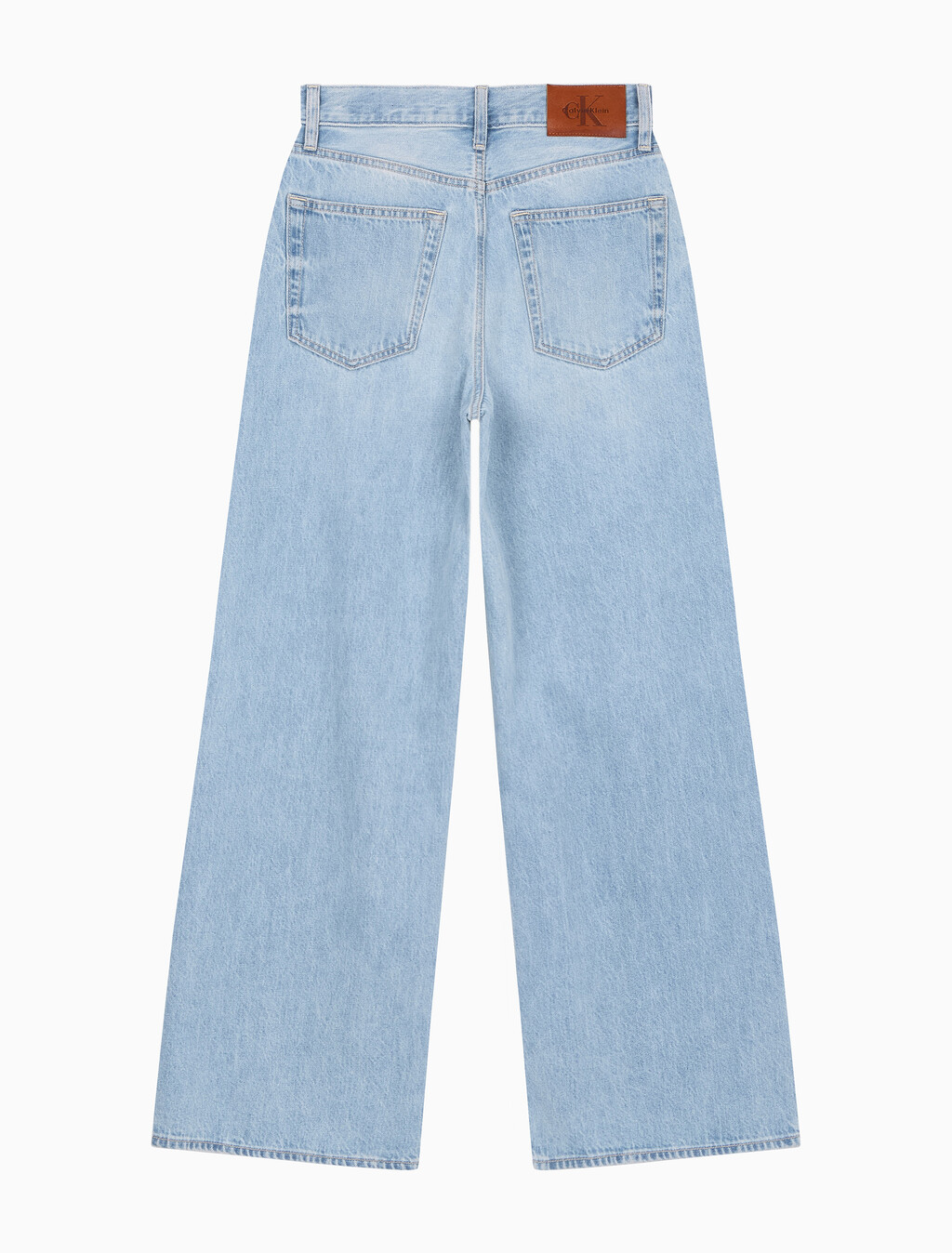 Buy 여성 와이드레그 에코 데님 in color Light Blue