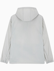 Buy 남성 릴렉스핏 라이트 후드 나일론 집업 자켓 in color PURITAN GRAY