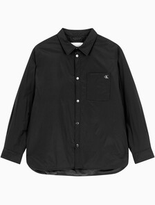 Buy 남성 패디드 셔츠 자켓 in color BLACK