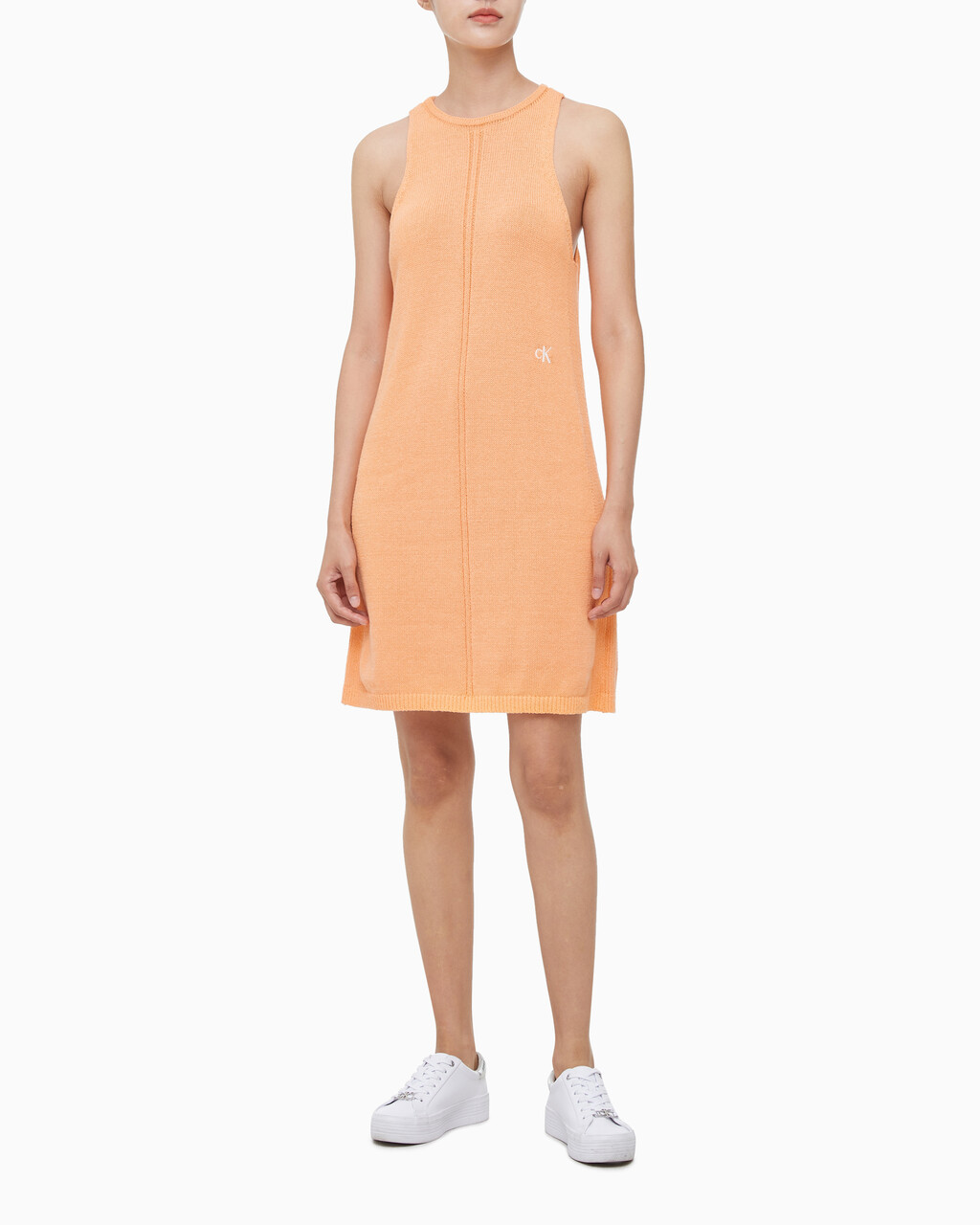 Buy 여성 크로셰 드레스 in color Crushed Orange