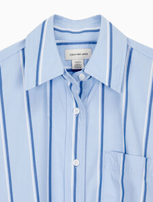 Buy 여성 스트라이프 셔츠 드레스 in color CHAMBRAY BLUE