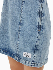 Buy 여성 코르셋 데님 드레스 in color CHALKY BLUE