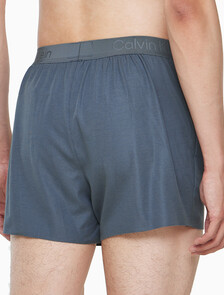 Buy 남성 CK 블랙 슬립 니트 박서 in color DARK GREY
