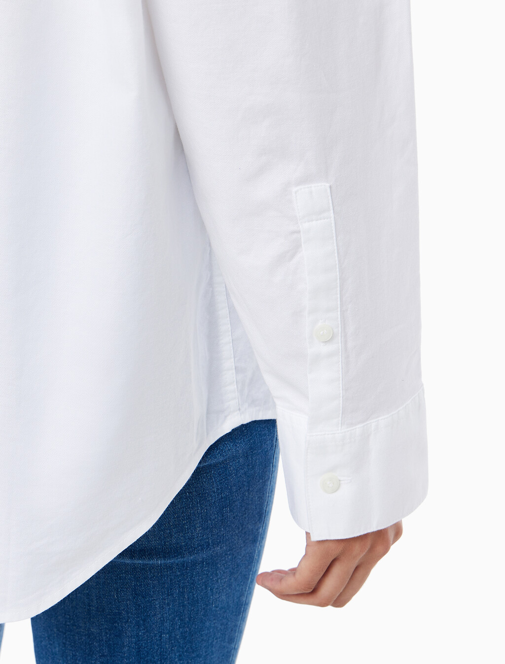 Buy 여성 옥스퍼드 롱슬리브 셔츠 in color BRIGHT WHITE
