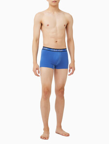 Buy 남성 WB 코튼 스트레치 버라이어티 팩 트렁크 3PK in color Black / Blue / Grey