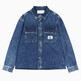 MID BLUE BACK EMBRO