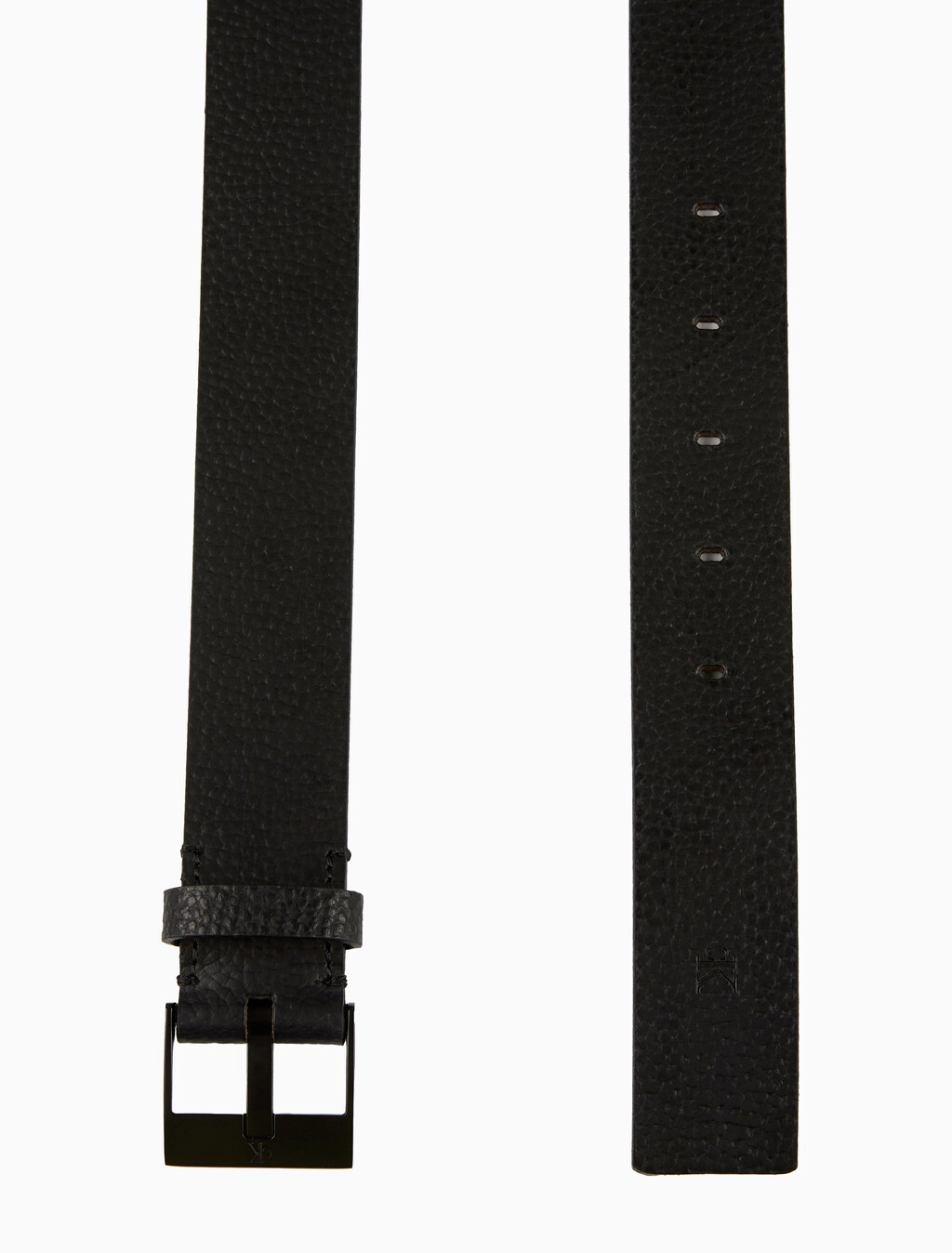 Buy 남성 CKJ 스퀘어 버클 커머셜 벨트 35MM in color BLACK/MATTE BLACK