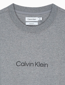 Buy 남성 릴렉스핏 헤비 코튼 크루넥 반팔 티셔츠  in color MEDIUM GREY HEATHER