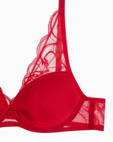 Buy 여성 CK 블랙 드래곤 레이스 AF 플런지 브라 in color ROUGE