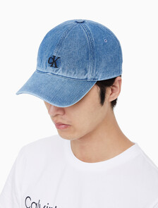 Buy 남녀공용 CKJ 데님 볼캡 in color DENIM