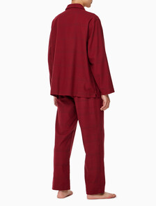 Buy 남성 플란넬 슬립 롱슬리브 탑 in color BEAM PLAID SYRAH