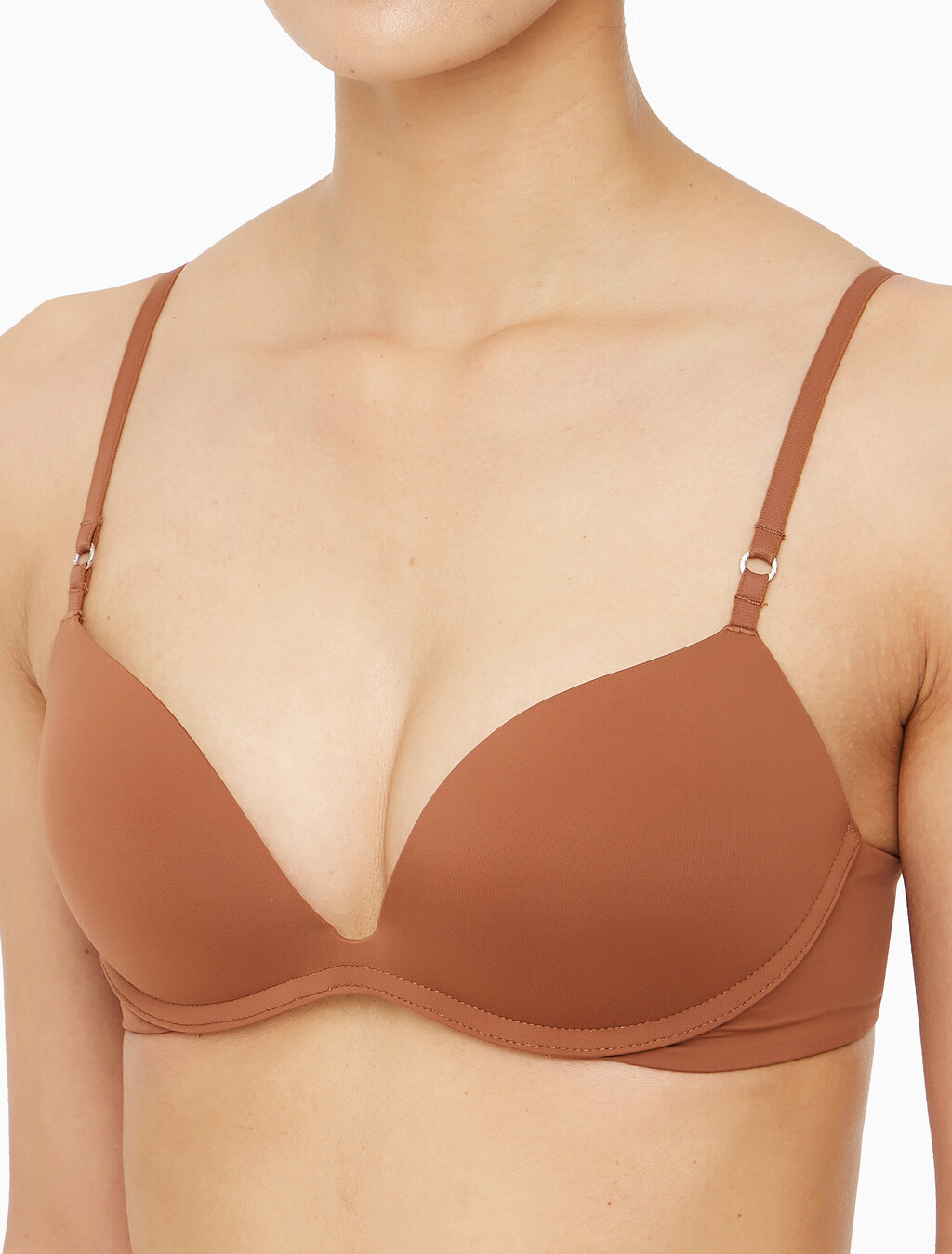 Buy 여성 미니멀리스트 AF 와이어프리 푸쉬업 in color BROWN