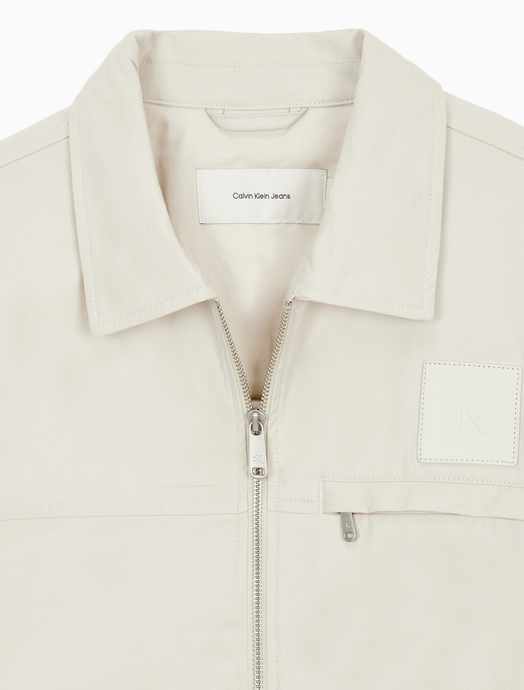 Buy 남성 릴렉스핏 지퍼 카라 자켓 in color LIGHT BEIGE
