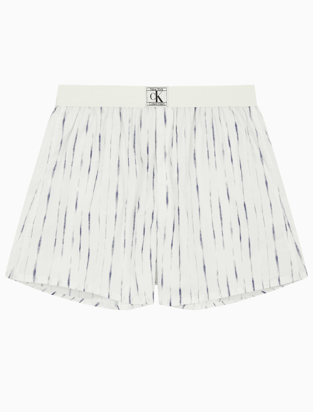 Buy 남성 CK 1996 코튼 박서 박서 in color SHIBORI STRIPE PRINT_ROYAL IRIS