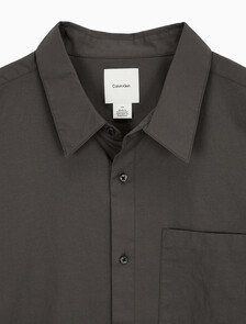 Buy 유니섹스 롱슬리브 코튼 나일론 혼방 셔츠 in color JUNIPER MIST