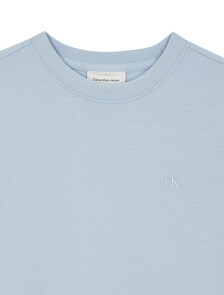 Buy 여성 아카이브 로고 크루넥 티셔츠 in color LIGHT BLUE
