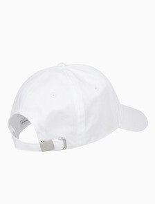 Buy 남녀공용 CKJ 모노그램 엠브로이더리 캡 in color BRIGHT WHITE