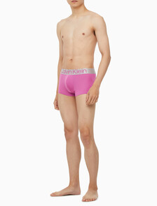 Buy 남성 CK 리컨시더드 스틸 마이크로 로우라이즈 드로즈 3PK in color BLUE/CHARCOAL/PINK