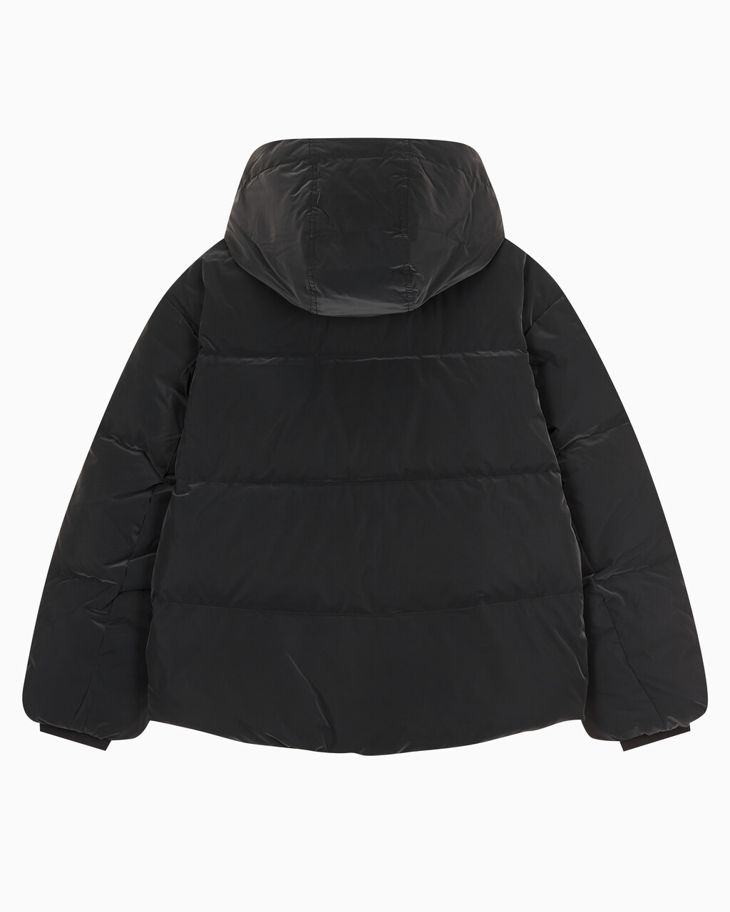 Buy 여성 디터쳐블 후디 다운 푸퍼 in color CK BLACK