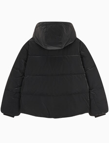Buy 여성 디터쳐블 후디 다운 푸퍼 in color CK BLACK