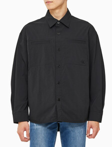 Buy 남성 오버사이즈 셔츠 자켓 in color CK BLACK