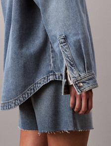 Buy 여성 데님 보이프렌드 셔츠 in color Overnight blue