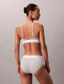 Buy 여성 아이콘 코튼 모달 AF 힙스터 in color GREY HEATHER