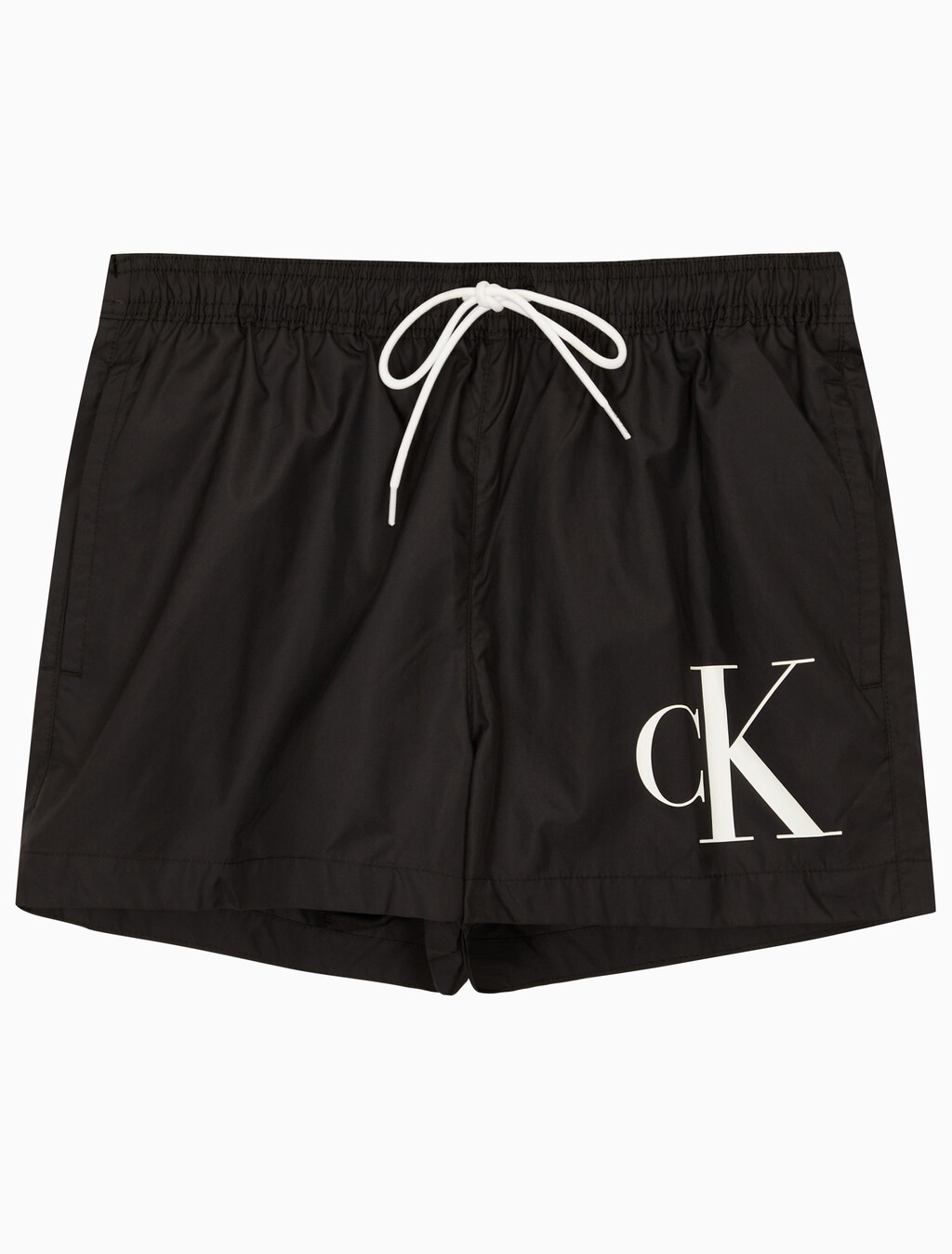 Buy 남성 CKJ 모노그램 스윔 쇼츠 in color CK BLACK