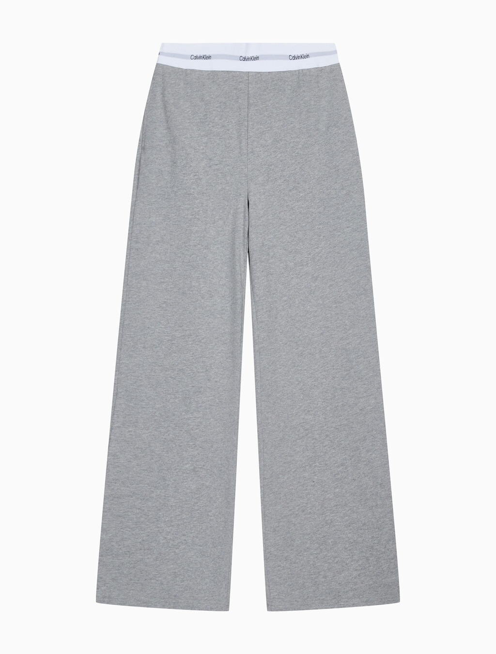 Buy 여성 CK 베이직 라운지 로고 져지 팬츠 in color GREY HEATHER