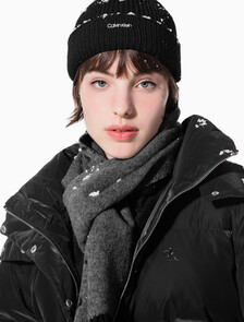 Buy 여성 디터쳐블 후디 다운 푸퍼 in color CK BLACK