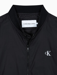Buy 남성 나일론 봄버 자켓 in color CK BLACK
