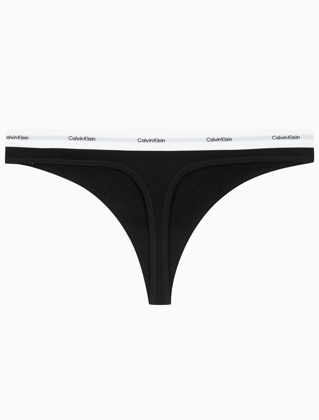 Buy 여성 코튼 스트레치 립 T팬티 in color BLACK