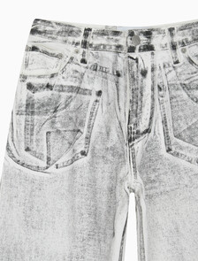 Buy 여성 90's 스트레이트핏 그레이 데님 in color MID BLUE BACK EMBRO
