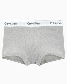 Buy 남성 모던 코튼 3PK 트렁크 in color GREY/DEEP BROWN/RED