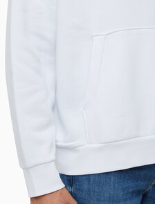 Buy 남성 롱슬리브 아카이브 플리스 후디 in color BRILLIANT WHITE