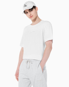 Buy 남성 레귤러 핏 에센셜 로고 반팔 티셔츠 in color ATHLETIC GREY H