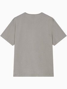 Buy 유니섹스 숏슬리브 더블 머서라이즈드 저지 크루넥 티셔츠 in color BROWN