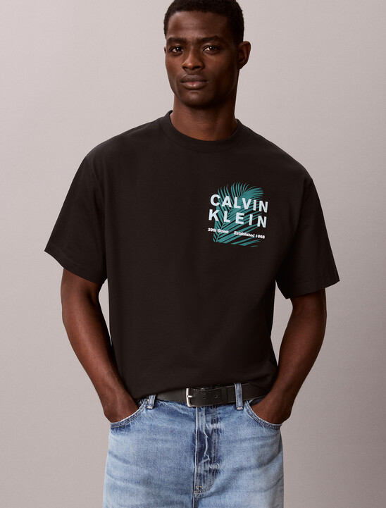 캘빈 리조트 팜 그래픽 티