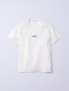 Buy Jung Kook for Calvin Klein 남성 릴렉스 핏 모노그램 로고 반팔 티셔츠 in color TOFU