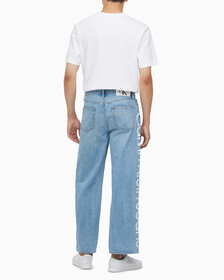 Buy 남성 90's 루즈핏 라이트블루 데님 in color 028A CHALKY BLU