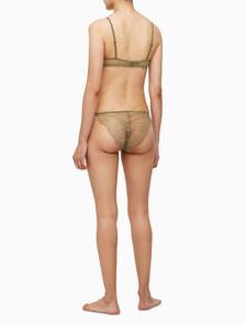 Buy 여성 플로랄 레이스 AF 비키니 in color DUSKY GREEN