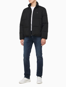 Buy 남성 릴랙스드 숏 다운 푸퍼 in color BLACK